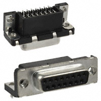 Amphenol FCI - D15S13A4GL00LF - CONN D-SUB RCPT 15POS R/A SOLDER