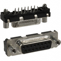 Amphenol FCI - D15S24A4GV00LF - CONN D-SUB RCPT 15POS VERT SLDR