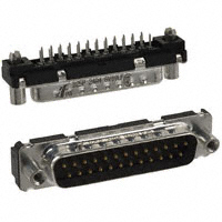 Amphenol FCI - D25P24A4GV00LF - CONN D-SUB PLUG 25POS VERT SLDR