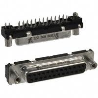 Amphenol FCI - D25S24A4GV00LF - CONN D-SUB RCPT 25POS VERT SLDR