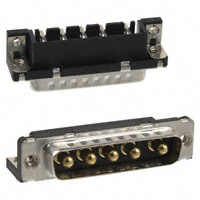 Amphenol FCI - D5W5P36A6GX08LF - CONN D-SUB PLUG 5POS R/A SOLDER