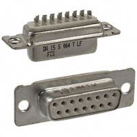 Amphenol FCI - DA15S064TLF - CONN D-SUB RCPT 15P STR SLDR CUP