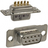 Amphenol FCI - DEP09S065TLF - CONN DSUB RCPT 9POS STR SLDR CUP