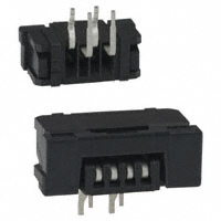 Amphenol FCI - SLW4R-1C7LF - CONN FFC BOTTOM 4POS 1.00MM R/A