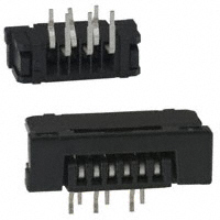 Amphenol FCI - SLW6R-1C7LF - CONN FFC BOTTOM 6POS 1.00MM R/A