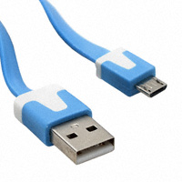 FTDI, Future Technology Devices International Ltd - VA-FC-1M-BLW - CABLE USB A-MICRO B 1M BLW/WHT