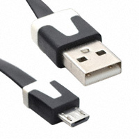 FTDI, Future Technology Devices International Ltd - VA-FC-1M-BKW - CABLE USB A-MICRO B 1M BLK/WHT