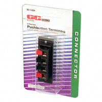 GC Electronics - 33-1404 - CONN BARRIER SPKR STRIP 4CIRCUIT