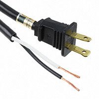 General Cable/Carol Brand - 01278.70.01 - 8' 16/2 SJT BLACK POWER SUPPLY