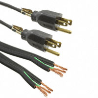 General Cable/Carol Brand - 02522.73.01 - 6' 16/3 SPT-3 BLACK PWR SUPPLY