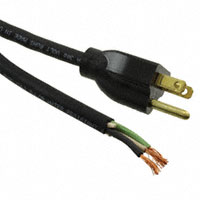 General Cable/Carol Brand - 02686.70.01 - 8' 16/3 SJOW BLACK PWR SUPPLY