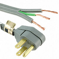 General Cable/Carol Brand - 04103.73.10 - 3' 16/3 SPT-3 GRAY RT ANGLE