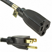 General Cable/Carol Brand - 06610.63.01 - 10' 16/3 SJ BLACK RUBBER