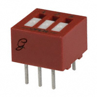 Grayhill Inc. - 76RSB03ST - SWITCH ROCKER DIP SPST 150MA 30V