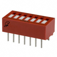 Grayhill Inc. - 76RSB07ST - SWITCH ROCKER DIP SPST 150MA 30V