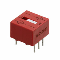 Grayhill Inc. - 76RSD01T - SWITCH ROCKER DIP DPDT 150MA 30V