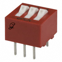 Grayhill Inc. - 76SB03T - SWITCH ROCKER DIP SPST 150MA 30V