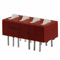 Grayhill Inc. - 76SC04T - SWITCH ROCKER DIP SPDT 150MA 30V