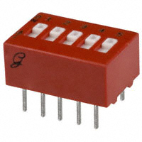 Grayhill Inc. - 78RB05ST - SWITCH SLIDE DIP SPST 150MA 30V