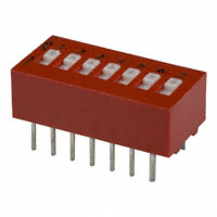 Grayhill Inc. - 78RB07ST - SWITCH SLIDE DIP SPST 150MA 30V