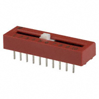 Grayhill Inc. - 79A10T - SWITCH SLIDE DIP 10PST 125MA 6V