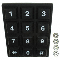 Grayhill Inc. - 84LS-AB2-112-N - SWITCH KEYPAD 12 KEY 0.01A 24V