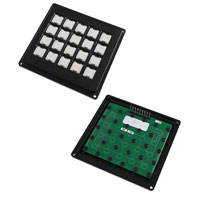 Grayhill Inc. - 86JB2-201 - SWITCH KEYPAD 20 KEY 0.01A 24V