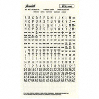 Grayhill Inc. - 87AC2046 - LEGEND SHEET MED. SELF ADHESIVE