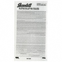 Grayhill Inc. - 87-DT-2096-088 - LEGEND SHEET SMALL DRY TRANSFER