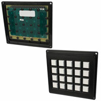 Grayhill Inc. - 88JC2 - SWITCH KEYPAD 20 KEY 0.01A 24V