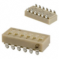 Grayhill Inc. - 90HBJ06PT - SWITCH SLIDE DIP SPST 25MA 24V