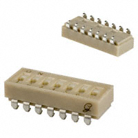 Grayhill Inc. - 90HBJ07PT - SWITCH SLIDE DIP SPST 25MA 24V