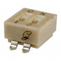 Grayhill Inc. - 90HBW02P - SWITCH SLIDE DIP SPST 25MA 24V