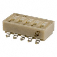 Grayhill Inc. - 90HBW05PT - SWITCH SLIDE DIP SPST 25MA 24V