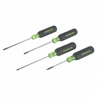Greenlee Communications - 0153-03C - SCREWDRIVER SET PHIL/SLOT 4PC