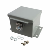 Hammond Manufacturing - 1414PHA - BOX STEEL GRAY 4"L X 4"W