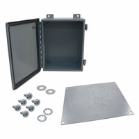Hammond Manufacturing - 1414PHI - BOX STEEL GRAY 10"L X 8"W