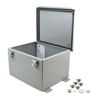 Hammond Manufacturing - 1414PHI6 - BOX STEEL GRAY 10"L X 8"W