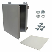 Hammond Manufacturing - 1414PHKLP - BOX STEEL GRAY 12"L X 10"W