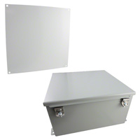 Hammond Manufacturing - 1414PHL6 - BOX STEEL GRAY 12"L X 12"W