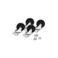 Hammond Manufacturing - 1425BHLOCK - CASTERS HEAVY DUTY LOCKING