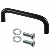 Hammond Manufacturing - 1427C1BK - HANDLE ROUND METAL W/4" MNT HOLE