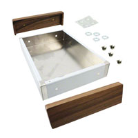 Hammond Manufacturing - 1444-22CWW - CHASSIS ALUM NAT 7.93"LX11.93"W