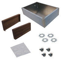 Hammond Manufacturing - 1444-24CWW - CHASSIS ALUM NAT 7.93"LX11.93"W