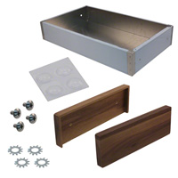 Hammond Manufacturing - 1444-32CWW - CHASSIS ALUM NAT 9.9"L X 16.9"W