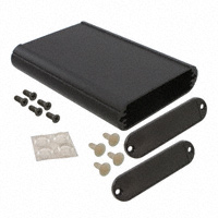 Hammond Manufacturing - 1455B1002BK - BOX ALUM BLACK 3.98"L X 2.82"W