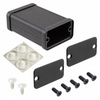 Hammond Manufacturing - 1455D601BK - BOX ALUM BLACK 2.36"L X 1.67"W