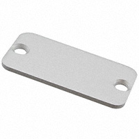 Hammond Manufacturing - 1455DAL-10 - END PANEL ALUMINUM CLEAR 10/PACK