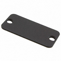 Hammond Manufacturing - 1455DALBK-10 - END PANEL ALUMINUM BLACK 10/PACK