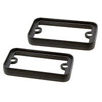 Hammond Manufacturing - 1455DBBK - BEZEL OPEN PLASTIC BLACK 2/PACK